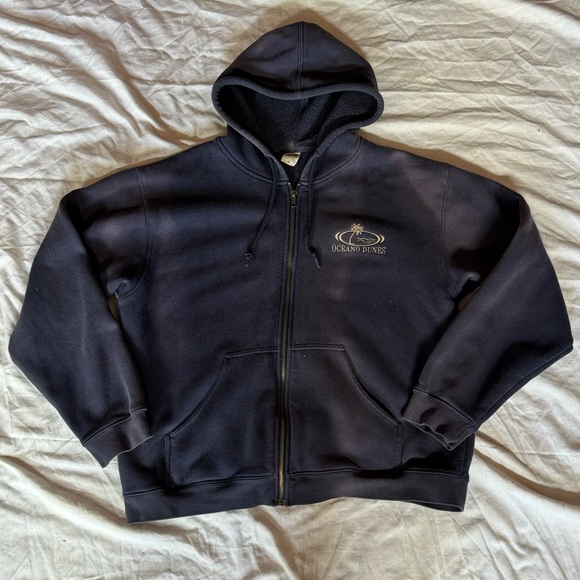 Sold! - Full zip navy Oceano Dunes sweater - Picture 1 of 4